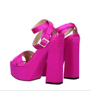 Jimmy Choo Pink Satin Sandal