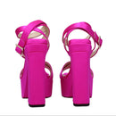 Jimmy Choo Pink Satin Sandal