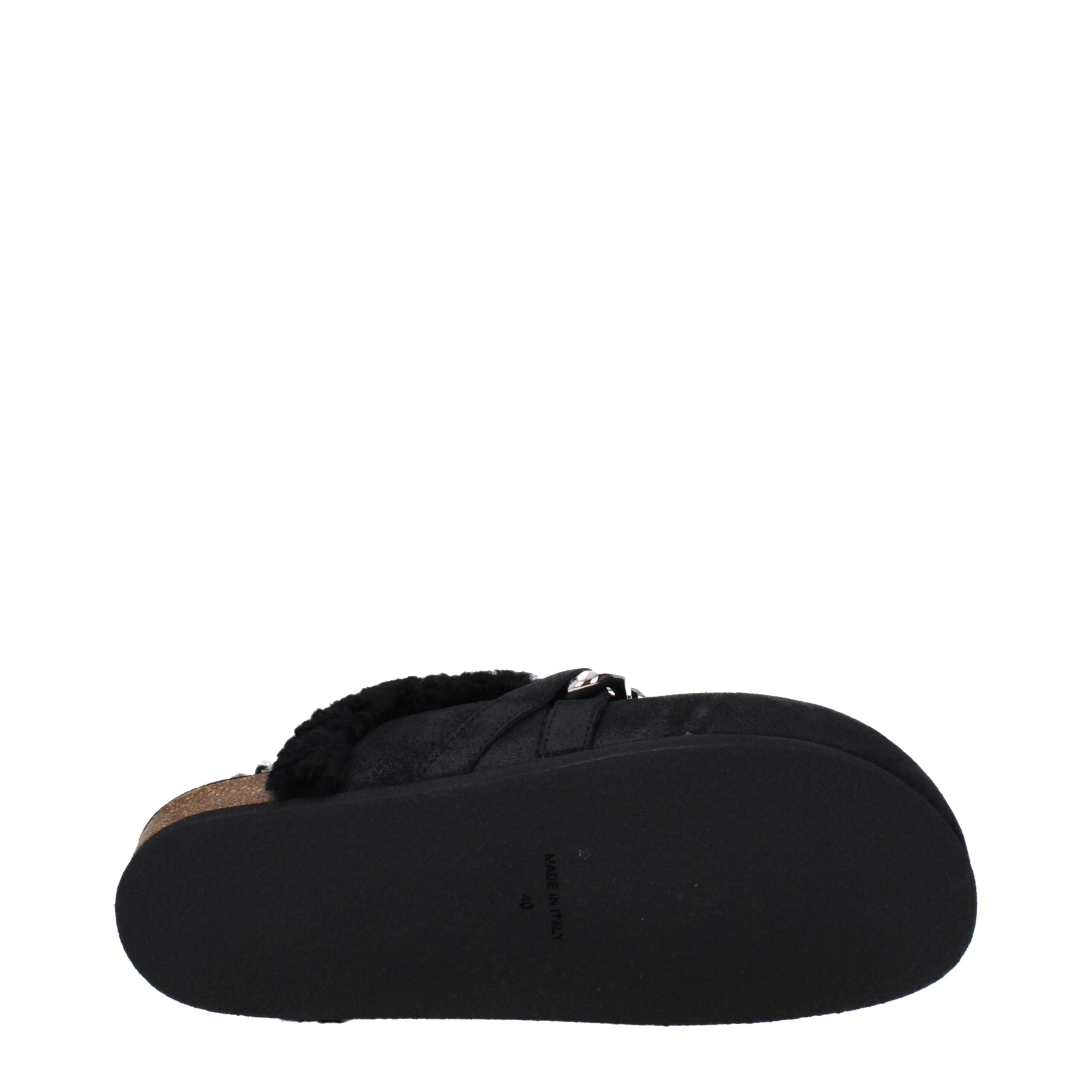 Jw Anderson Black Leather Slides