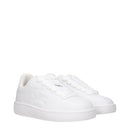 Burberry White Leather Women's Sneakers