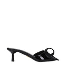 Prada Black Patent Leather Sandals