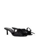 Prada Black Patent Leather Sandals