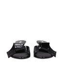 Prada Black Patent Leather Sandals