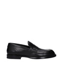 Dolce & Gabbana Black Leather Slip-On Loafers