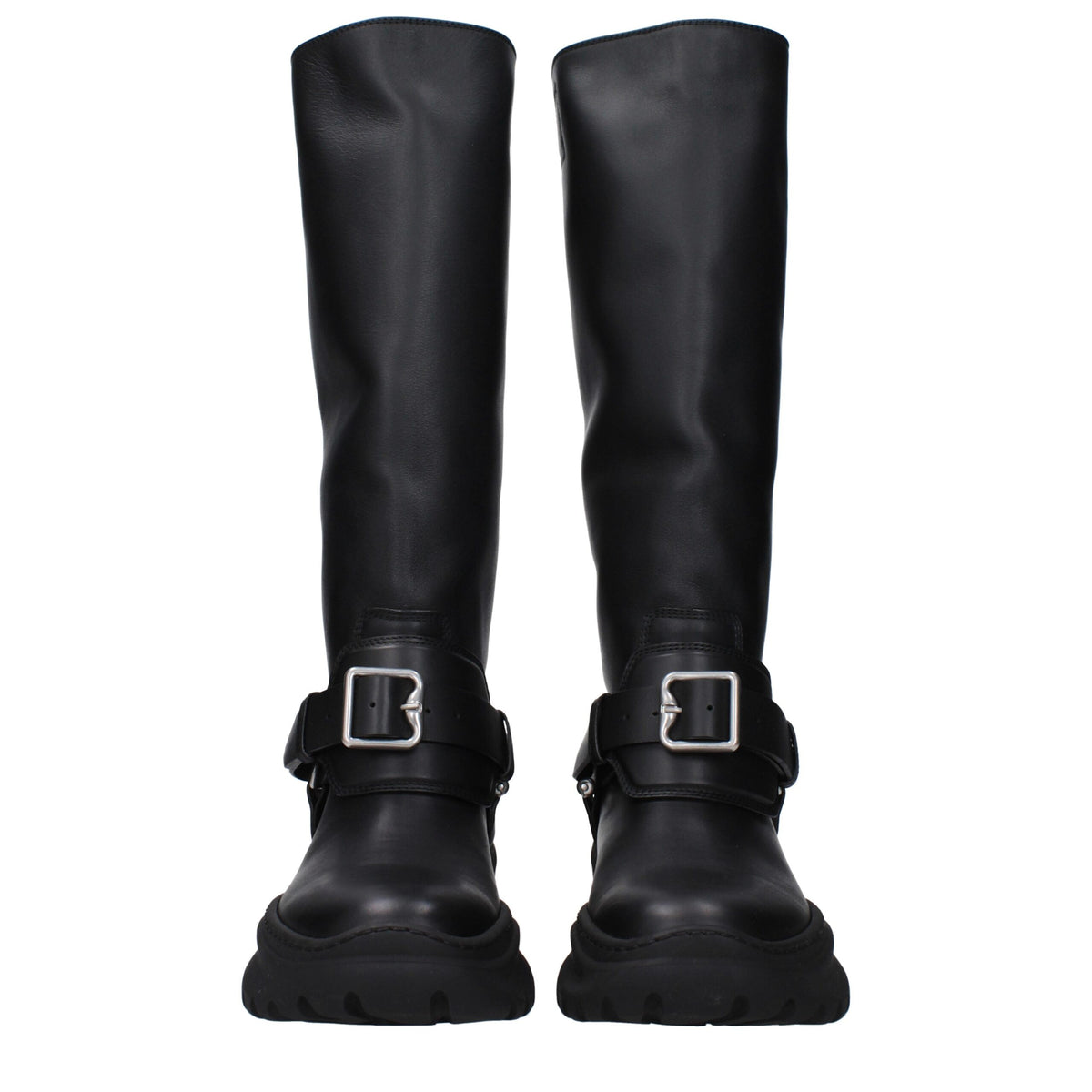 Burberry Black Leather Boots
