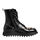 Dolce & Gabbana Black Studded Boots