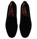 Dolce & Gabbana Black Velvet Loafers