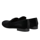 Dolce & Gabbana Black Velvet Loafers