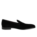 Dolce & Gabbana Black Velvet Loafers