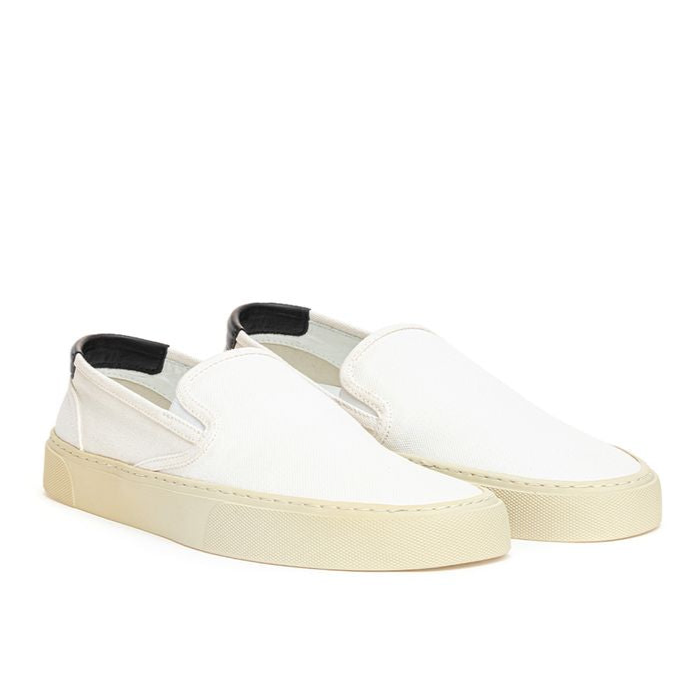 Saint Laurent White Cotton Sneaker