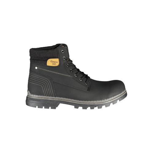 Carrera Nero Poliuretano Men Stivaletto