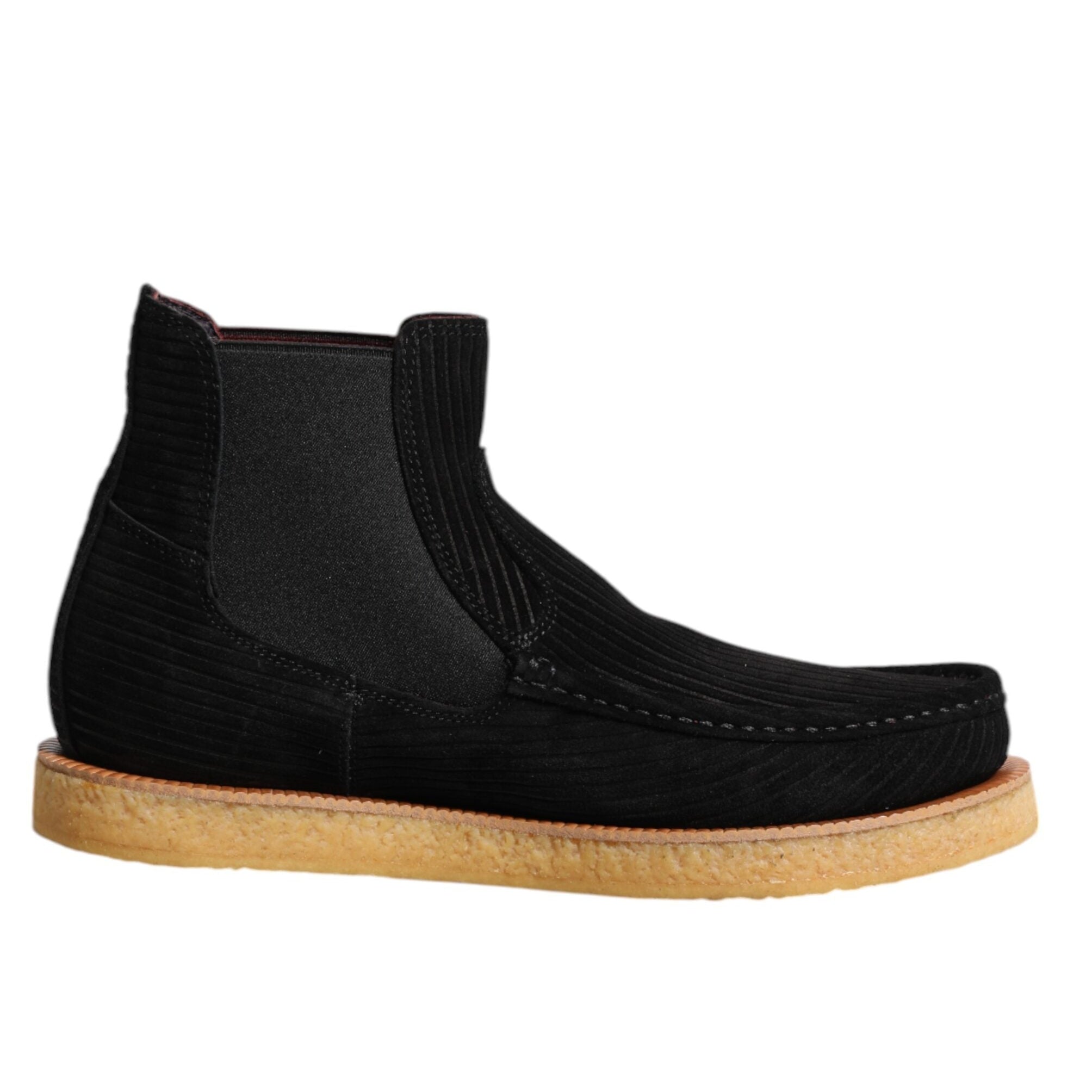 Dolce & Gabbana Black Suede Slip On Shoes