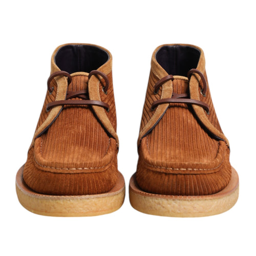 Dolce & Gabbana Brown Suede Nubuck Leather Desert Ankle Boots Shoes