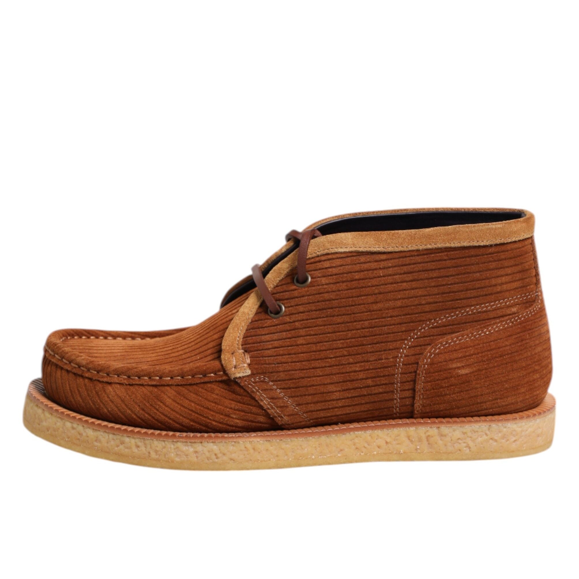 Dolce & Gabbana Brown Suede Nubuck Leather Desert Ankle Boots