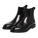 Dolce & Gabbana Black Chelsea Leather Boots