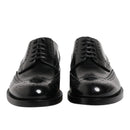 Dolce & Gabbana Black Derby Wingtip Formal Shoes