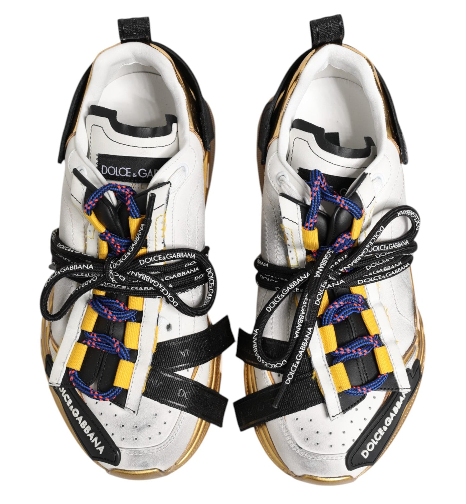 Dolce & Gabbana Multicolor Gold Daymaster Sneakers