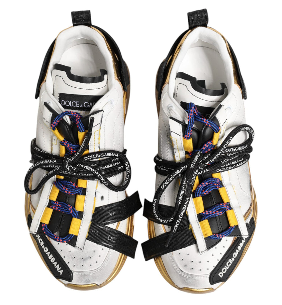 Dolce & Gabbana Multicolor Gold Daymaster Sneakers