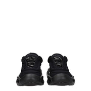 Dolce & Gabbana Black Fabric Chunky Sneakers