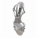 Dolce & Gabbana Metallic Crystal Detailed Heels