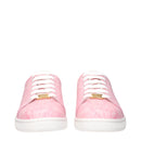 Versace Pink Leather Sneakers
