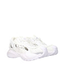 Versace White Leather Cut Out Low Top Sneakers