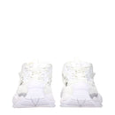 Versace White Leather Cut Out Low Top Sneakers