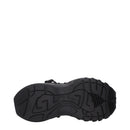 Versace Black Leather Athletic Sneakers