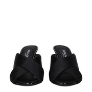 Dolce & Gabbana Black Satin Heels