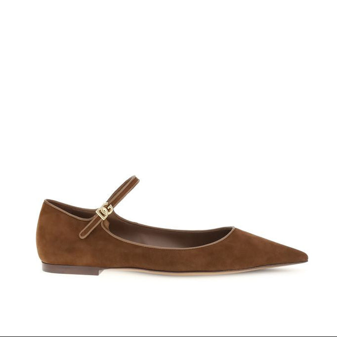 Dolce & Gabbana Suede Nappa leather Ballerinas