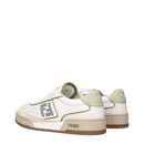 Fendi White Leather Women's Sneaker