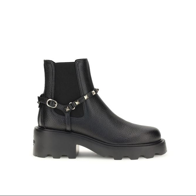 Valentino Garavani Leather Ankle Boots