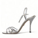 Dolce & Gabbana Metallic Crystal Detailed Heels