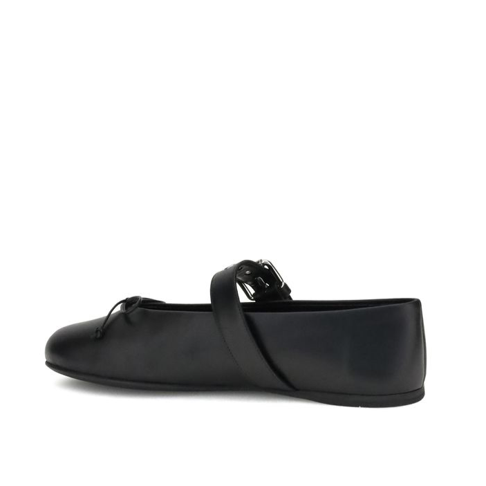 Miu Miu Leather Ballerinas