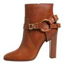 Dolce & Gabbana Brown Leather Ankle Boots