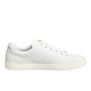 Dolce & Gabbana White Leather Sacred Sneakers