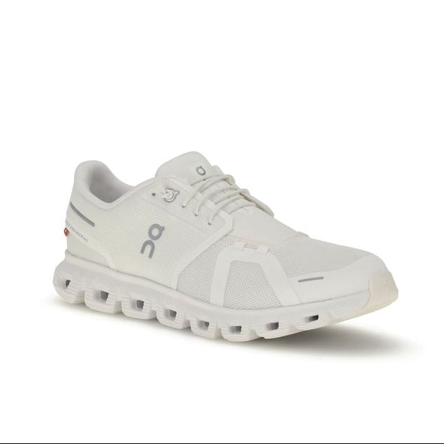 ON Cloud 6 White Sneakers