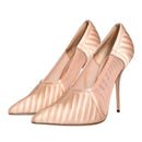 Dolce & Gabbana Cipria Nude Satin Pumps