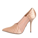 Dolce & Gabbana Cipria Nude Satin Pumps