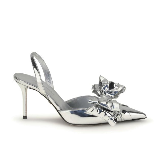 MACH & MACH ''LE CADEAU'' Wrapped Leather Slingbacks