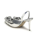MACH & MACH ''LE CADEAU'' Wrapped Leather Slingbacks