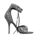 Balenciaga Cagole Leather Sandals