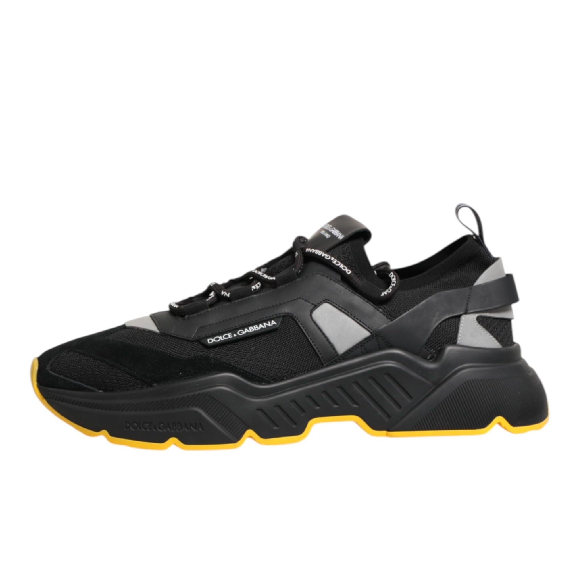 Dolce & Gabbana Black Daymaster Low Top Sneakers