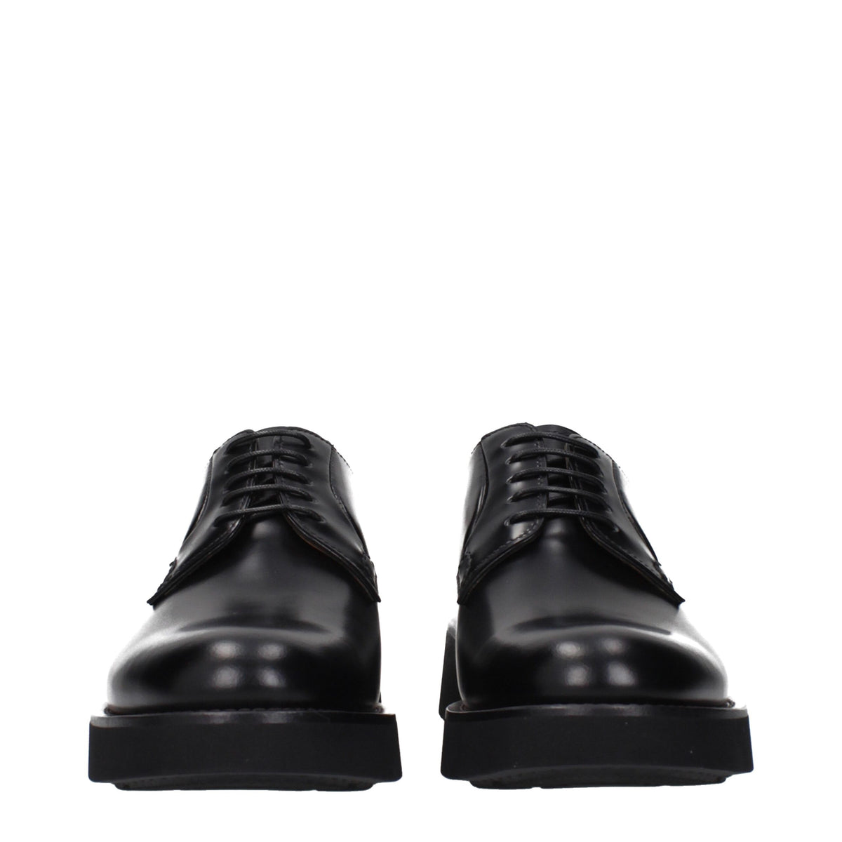 Church's Black Leather Oxfords And Derbies