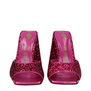 The Attico Pink Plastic Platform Sandals