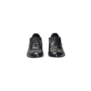 Roberto Pepe Luxury Blue Leather Men Shoe