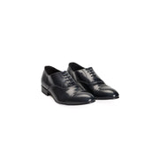 Roberto Pepe Luxury Blue Leather Men Shoe