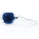 Mr&Mrs Italy White Sneaker Blue Ponpon
