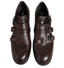 Dolce & Gabbana Brown Monk Strap Derby Shoes
