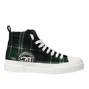 Dolce & Gabbana Plaid High Top Men's Sneakers